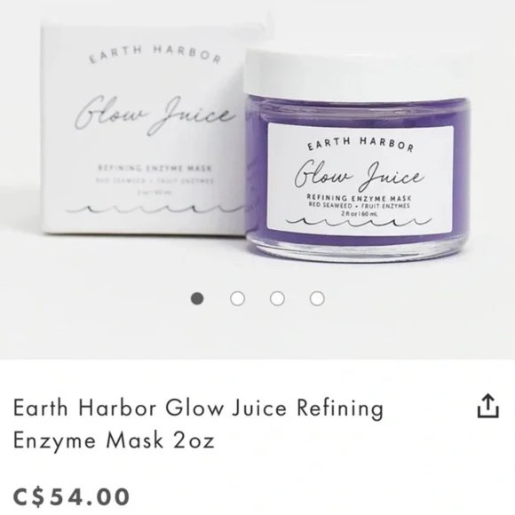 NWT Earth Harbor Glow Juice Refining Enzyme Mask - Picture 1 of 4